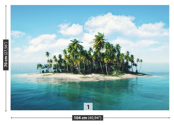 Fototapeta Vliesová Ocean island 104x70 cm