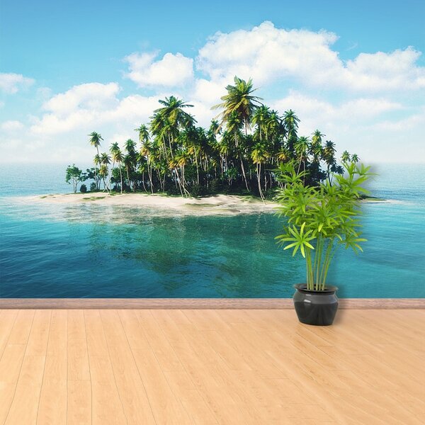 Fototapeta Vliesová Ocean island 104x70 cm