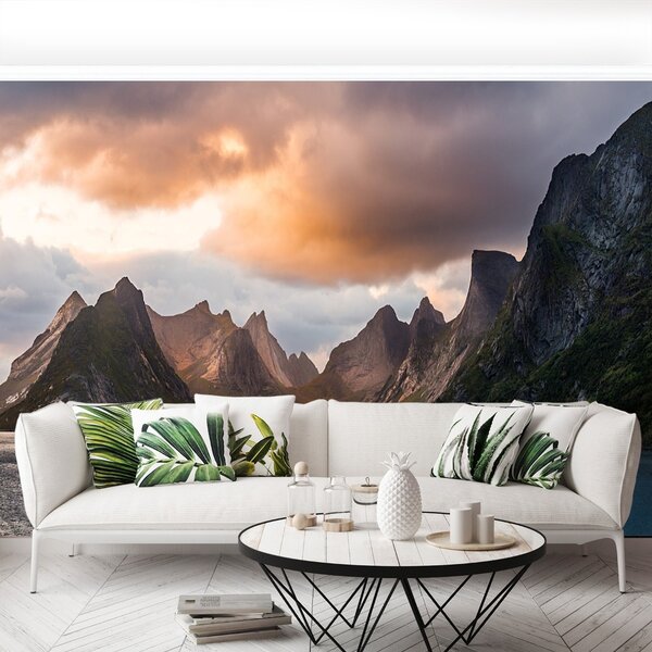 Fototapeta Vliesová Lofoten nórsko 104x70 cm