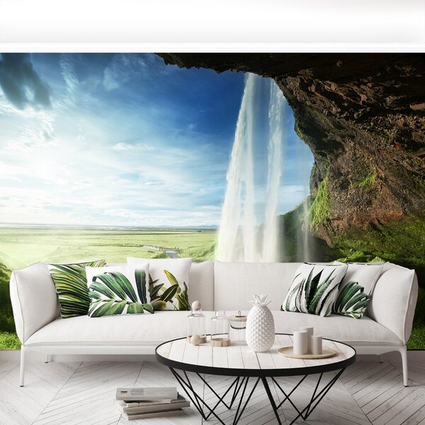 Fototapeta Vliesová Islandský vodopád 104x70 cm