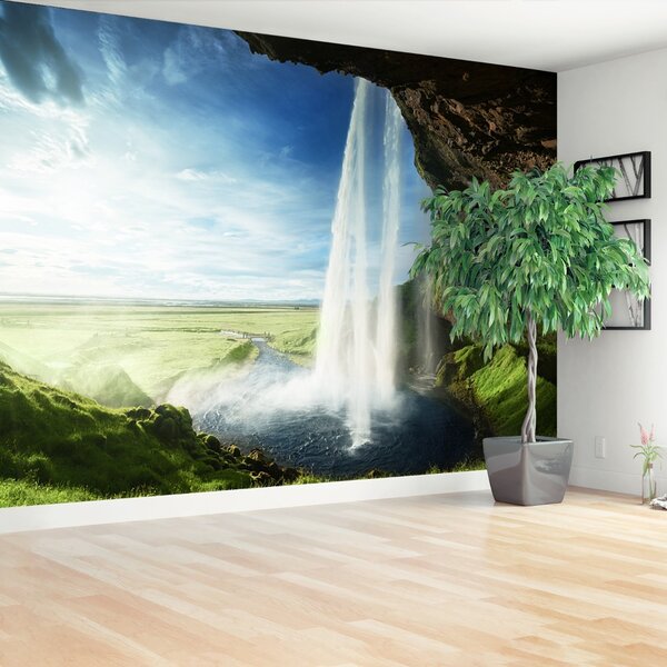 Fototapeta Vliesová Islandský vodopád 104x70 cm