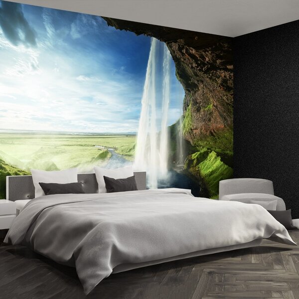 Fototapeta Vliesová Islandský vodopád 104x70 cm