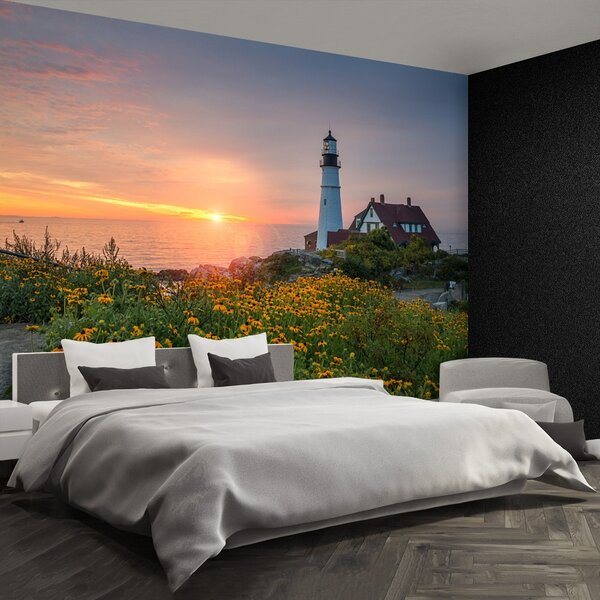 Fototapeta Vliesová Maják v maine 104x70 cm