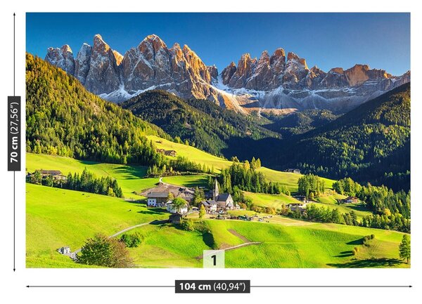 Fototapeta Vliesová Dolomity 104x70 cm