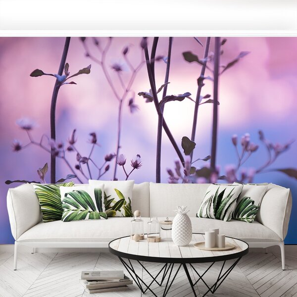 Fototapeta Vliesová Fialové púčiky 104x70 cm