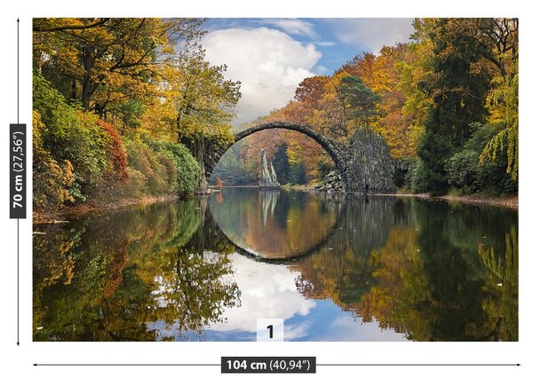Fototapeta Vliesová Most kromlau 104x70 cm