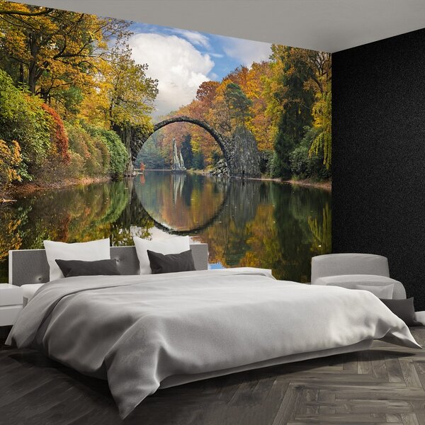 Fototapeta Vliesová Most kromlau 104x70 cm