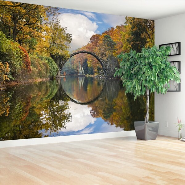 Fototapeta Vliesová Most kromlau 104x70 cm