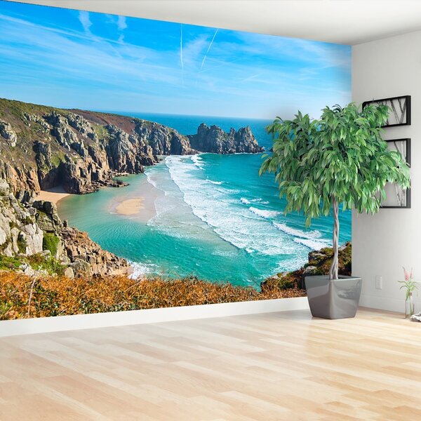 Fototapeta Vliesová Pobrežie cornwallu 104x70 cm