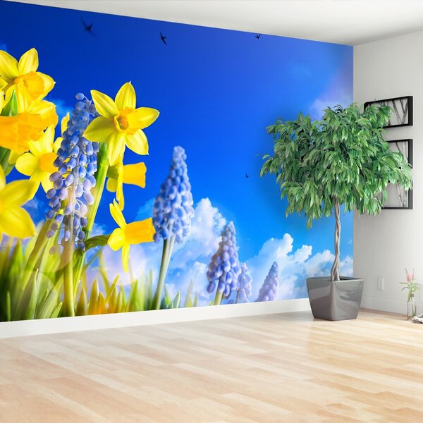 Fototapeta Vliesová Modrý narcis 104x70 cm