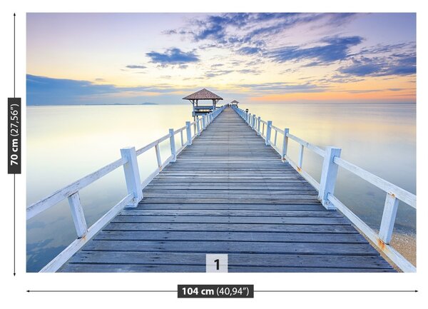 Fototapeta Vliesová Pier mora 104x70 cm