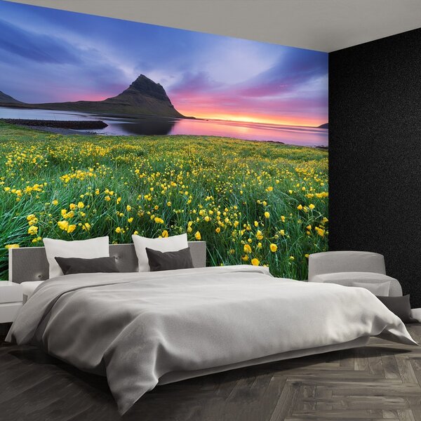 Fototapeta Vliesová Žlté kvety 104x70 cm