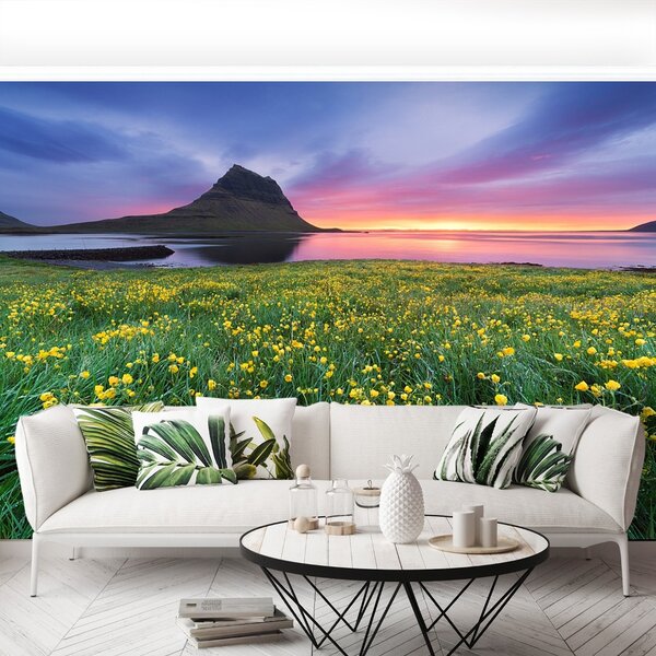 Fototapeta Vliesová Žlté kvety 104x70 cm