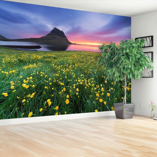 Fototapeta Vliesová Žlté kvety 104x70 cm