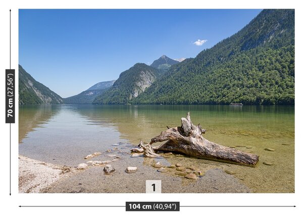 Fototapeta Vliesová Koenigssee bavorsko 104x70 cm