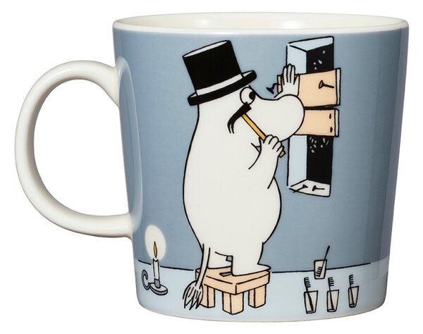 Arabia Hrnček Moominpappa 0,3l, sivý
