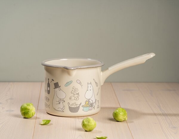 Muurla Kastról Moomins Bon Appétit 1,3l, smalt / béžový