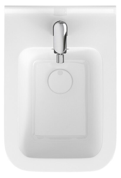 Cersanit Crea WC bidet závesný hranatý, biela, K114-010