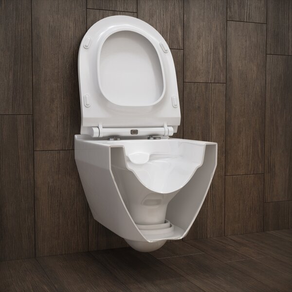 Cersanit Crea WC sedátko ovál duroplast / antibakteriálne, biela, K98-0177