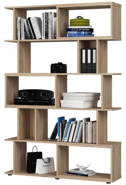 Ak furniture Knižnica FIX dub sonoma