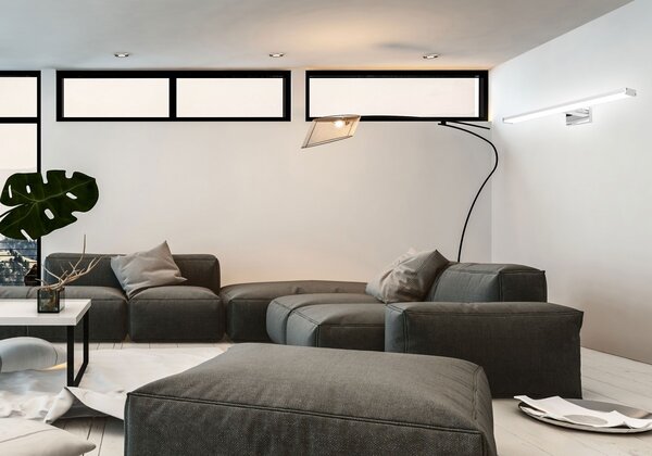TooLight Kúpeľňové svietidlo LED 12W 60CM APP369-1W strieborné