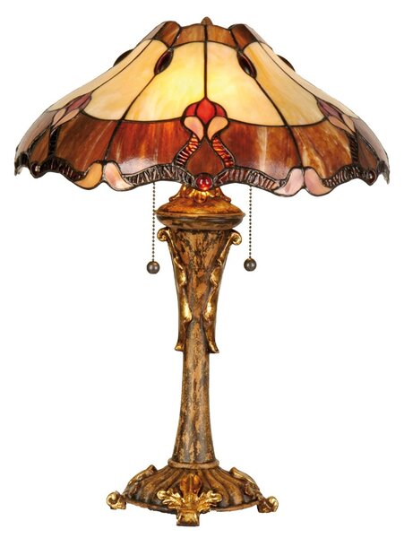 Stolná lampa Tiffany - Ø 40*53 cm - Clayre & Eef