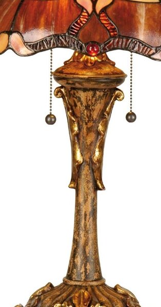 Stolná lampa Tiffany - Ø 40*53 cm - Clayre & Eef