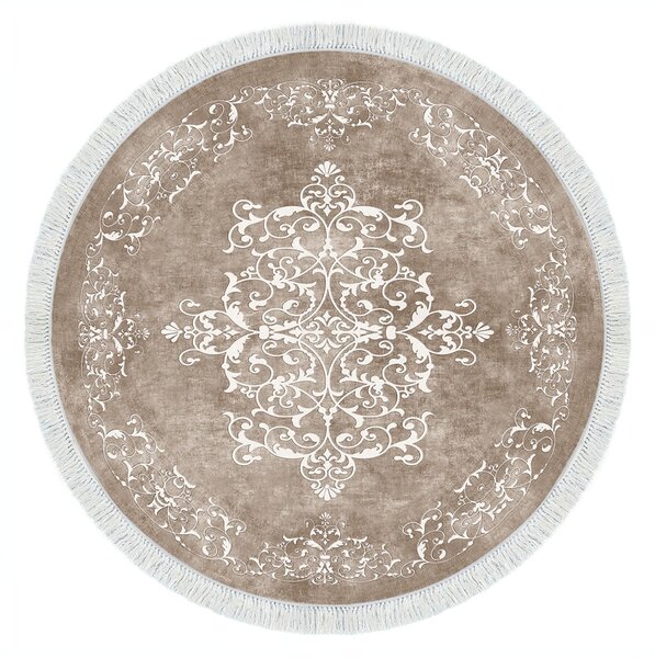 Conceptum Hypnose Okrúhly koberec Tapis 180 cm béžový