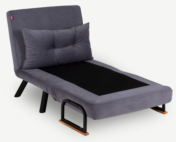 Hanah Home Rozkladacie kreslo Sando 60 cm šedé
