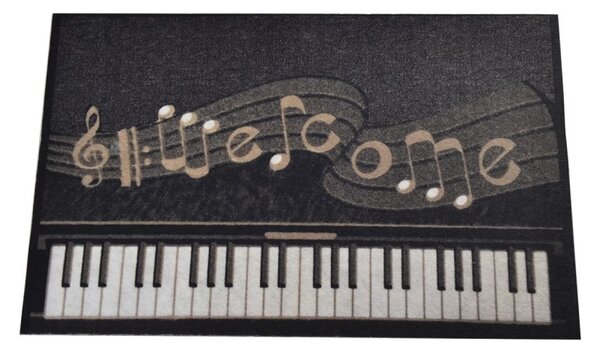 Conceptum Hypnose Rohožka Piano 40 x 60 cm čierna/biela