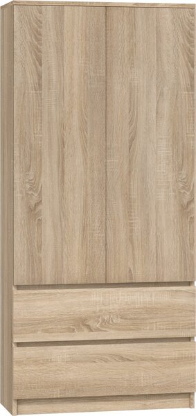 TP Living Šatní skříň MALWA I 90 cm dub sonoma
