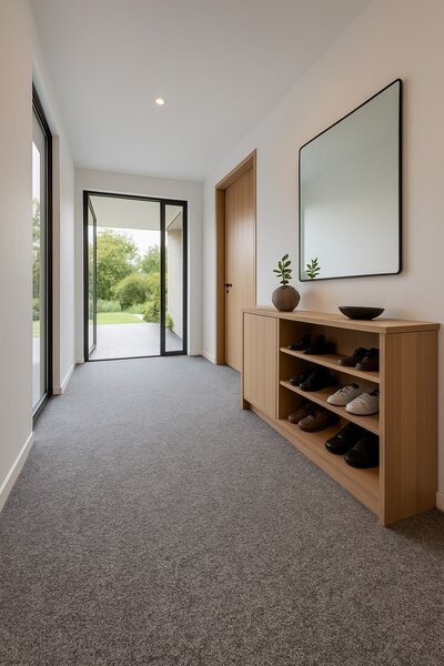 Den Braven , Metrážny koberec Lindau 60 Béžový, záťažový, na mieru, šíře 2m,4m, šedá, resine, chodba / predsieň