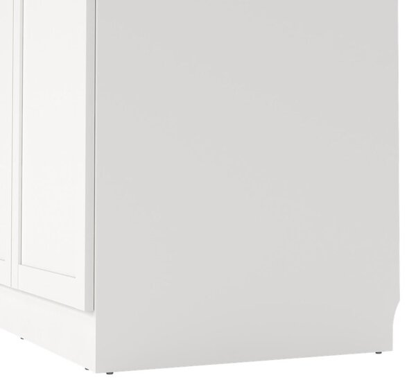 Biela šatníková skriňa 99x200x62 cm Billund – Tvilum