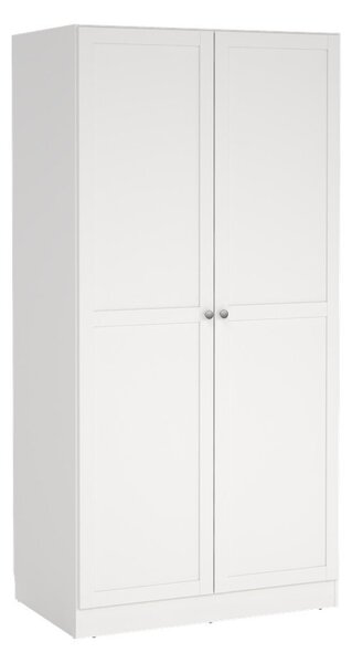 Biela šatníková skriňa 99x200x62 cm Billund – Tvilum