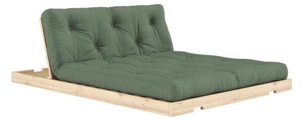 Zelená rozkladacia pohovka 145 cm Flip – Karup Design