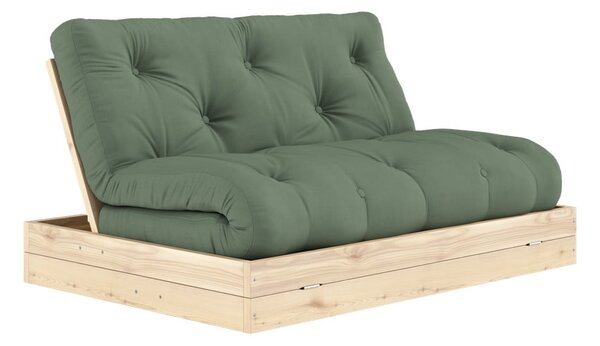 Zelená rozkladacia pohovka 145 cm Flip – Karup Design