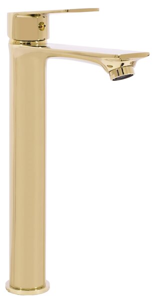 Rea MAYSON GOLD - Vysoká umývadlová batéria, zlatá, REA-B5103