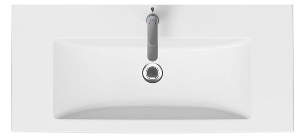 Cersanit Lara Como, závesná skrinka s umývadlom, 994×447×460 mm, biela lesklá, S801-191-DSM