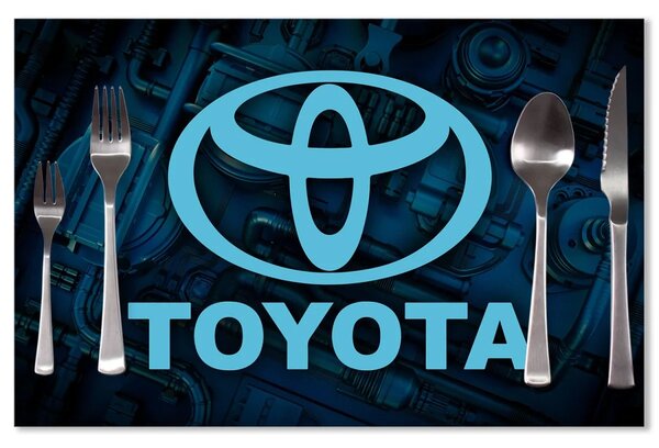 Sablio Prestieranie Logo Toyota Motor: 40x30cm