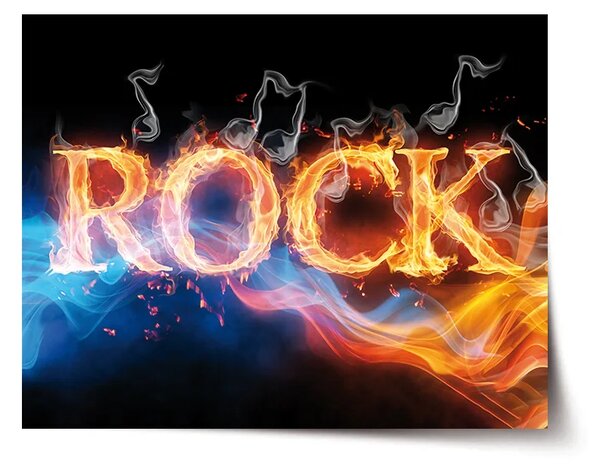 Sablio Plagát Rock - 60x40 cm