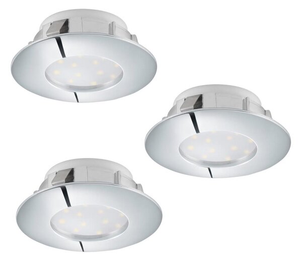 Eglo 95808 - SADA 3x LED podhľadové svietidlo PINEDA LED/6W/230V