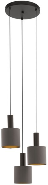 Eglo 97684 - Luster na lanku CONCESSA 1 3xE27/60W/230V