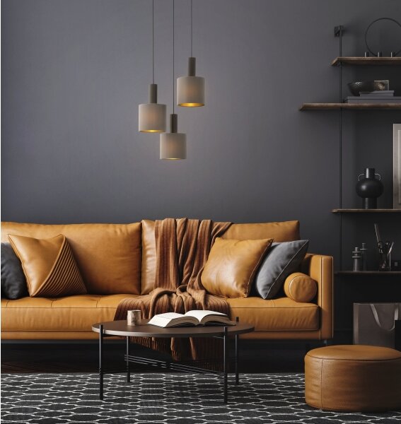 Eglo 97684 - Luster na lanku CONCESSA 1 3xE27/60W/230V