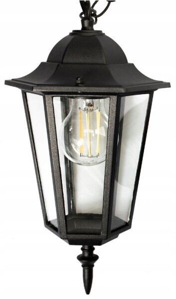 Vonkajší luster 1xE27/20W/230V IP43 čierna