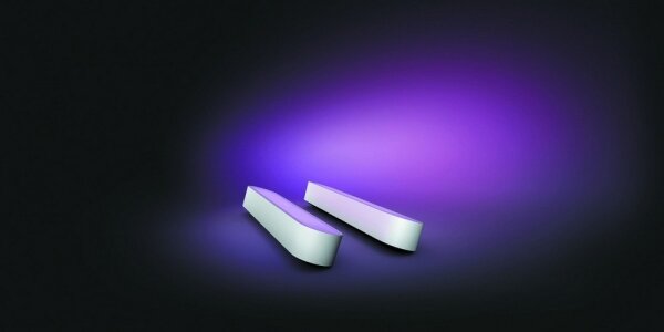 Philips - SADA 2x LED RGB Stmievateľná stolná lampa Hue AMBIANCE LED/6W/230V biela