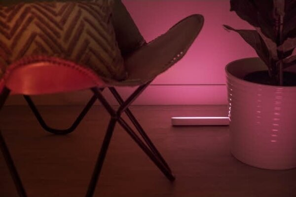 Philips - SADA 2x LED RGB Stmievateľná stolná lampa Hue AMBIANCE LED/6W/230V biela