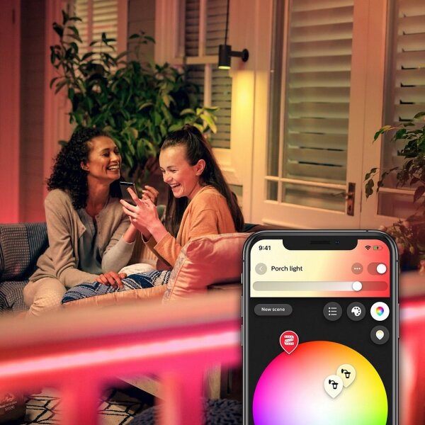 LED RGBW Stmievateľný pásik Philips Hue Outdoor Strip LED/40W 5m IP67