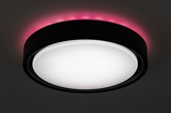 Rabalux - LED RGB stlmiteľné stropné svietidlo so senzorom LED/28W/230V + diaľkové ovládanie