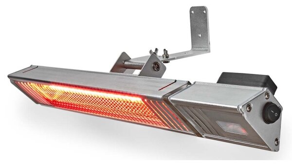 Nedis HTPA30ESS - Vonkajšie elektrické vykurovacie teleso 2000W/230V IP65 + DO