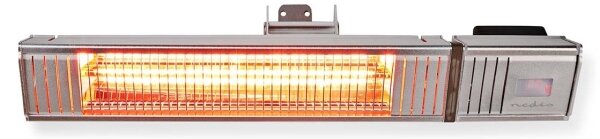 Nedis HTPA30ESS - Vonkajšie elektrické vykurovacie teleso 2000W/230V IP65 + DO